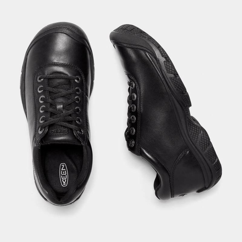 Zapatos De Trabajo Keen Ptc Dress Oxford Para Hombre Negros - Zapatos Keen Mexico (170425-JTO)